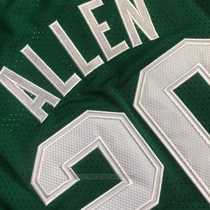 Camiseta Boston Celtics Ray Allen #20 Mitchell & Ness 1996-97 Verde
